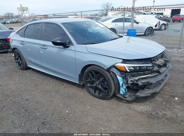 2HGFE2F52NH515113 2022 HONDA CIVIC Синий Передняя правая четверть