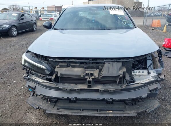 2HGFE2F52NH515113 2022 HONDA CIVIC Синий Вид щитка приборов