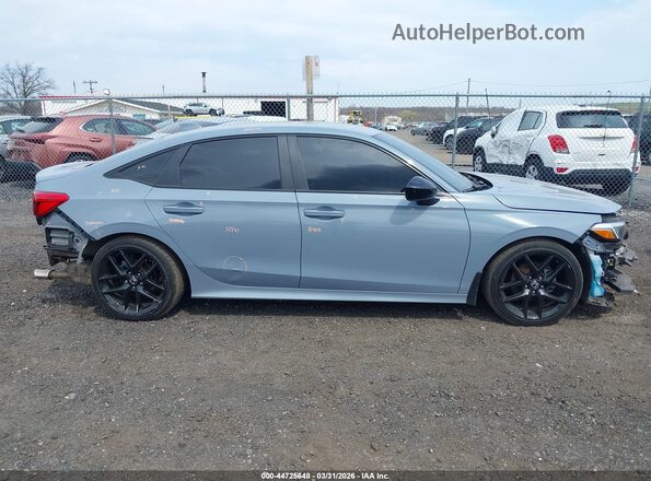 2HGFE2F52NH515113 2022 HONDA CIVIC Синий Вид задней части салона