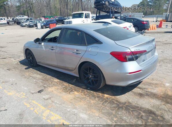 2HGFE2F52NH525639 2022 HONDA CIVIC Серебряный Задняя левая четверть