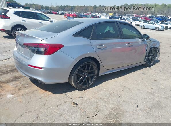 2HGFE2F52NH525639 2022 HONDA CIVIC Серебряный Задняя правая четверть