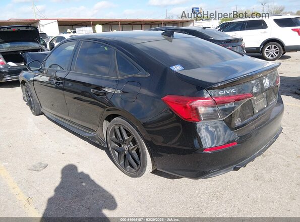 2HGFE2F52NH550153 2022 HONDA CIVIC Black უკანა მარცხენა