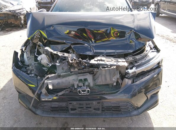 2HGFE2F52NH550153 2022 HONDA CIVIC Black ხელსაწყოთა პანელის ხედი