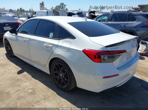 2HGFE2F52PH557350 2023 HONDA CIVIC Белый Задняя левая четверть