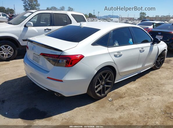 2HGFE2F52PH557350 2023 HONDA CIVIC Белый Задняя правая четверть