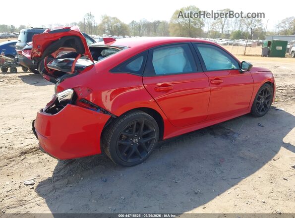 2HGFE2F53NH576003 2022 HONDA CIVIC Red Trasero derecho