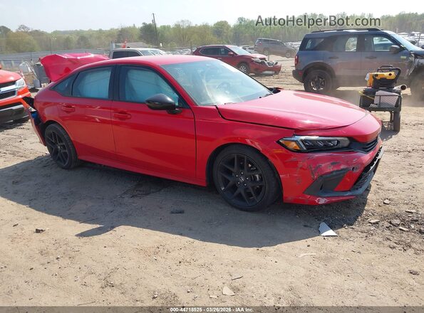 2HGFE2F53NH576003 2022 HONDA CIVIC Red Delantero derecho