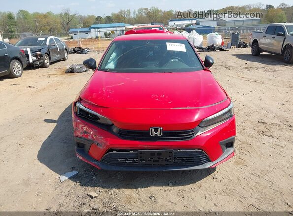 2HGFE2F53NH576003 2022 HONDA CIVIC Red Vista del cuadro de instrumentos