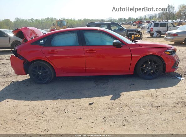 2HGFE2F53NH576003 2022 HONDA CIVIC Red Vista interior trasera