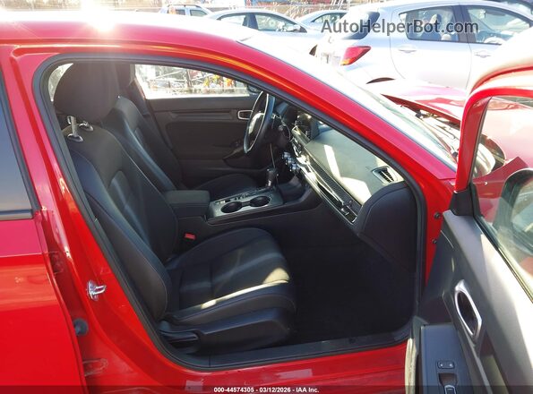 2HGFE2F53PH572004 2023 HONDA CIVIC Red წინა სალონის ხედი