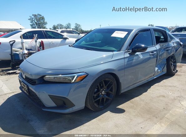 2HGFE2F53RH590988 2024 HONDA CIVIC Gray Przód lewy