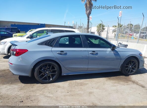 2HGFE2F53RH590988 2024 HONDA CIVIC Gray Widok wnętrza z tyłu