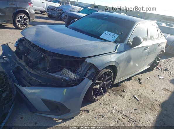 2HGFE2F55NH581946 2022 HONDA CIVIC Gray Vista tres cuartos delantera izquierda