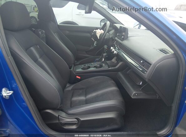2HGFE2F55PH512984 2023 HONDA CIVIC Blue Widok wnętrza z przodu