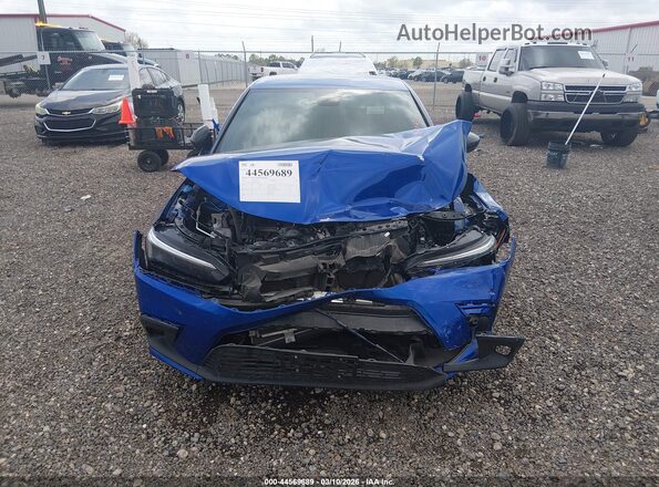 2HGFE2F55PH512984 2023 HONDA CIVIC Blue Widok wnętrza z tyłu