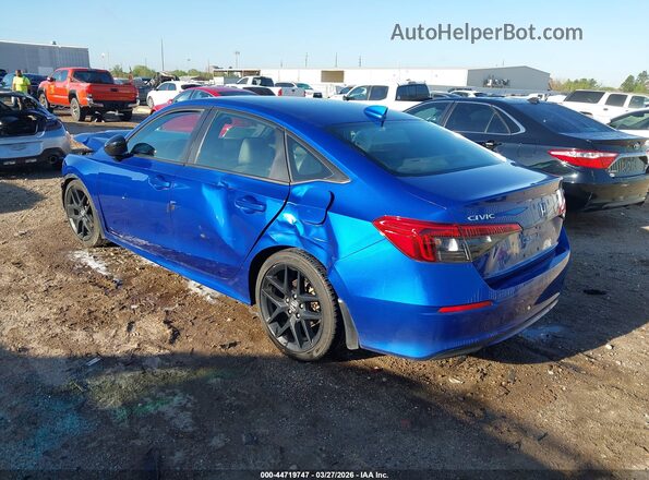 2HGFE2F55RH540674 2024 HONDA CIVIC Синий Задняя левая четверть