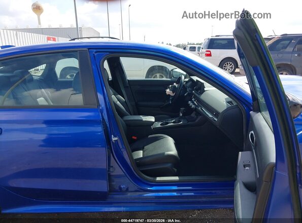 2HGFE2F55RH540674 2024 HONDA CIVIC Синий Вид салона спереди