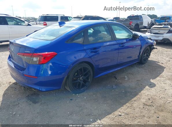 2HGFE2F55RH540674 2024 HONDA CIVIC Синий Задняя правая четверть