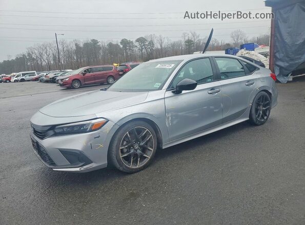2HGFE2F56RH565597 2024 HONDA CIVIC Серебряный Передняя левая четверть