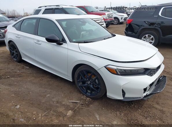 2HGFE2F56SH522125 2025 HONDA CIVIC White წინა მარჯვენა