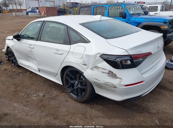 2HGFE2F56SH522125 2025 HONDA CIVIC White უკანა მარცხენა