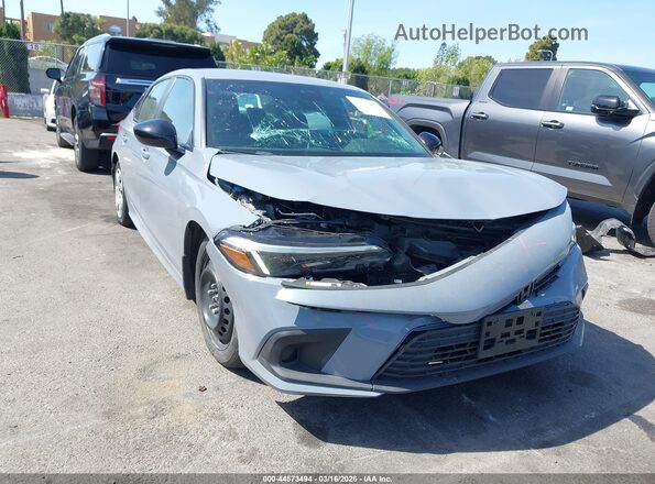 2HGFE2F57RH535041 2024 HONDA CIVIC Light Blue Przód prawy