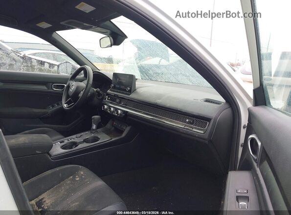 2HGFE2F57SH567834 2025 HONDA CIVIC White Вид салону спереду