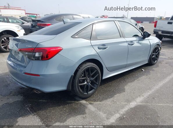 2HGFE2F58NH596120 2022 HONDA CIVIC Blue Հետևի աջ