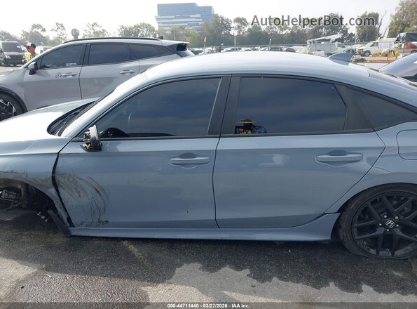 2HGFE2F58NH596120 2022 HONDA CIVIC Blue Սալոնի 360 աստիճան տեսք