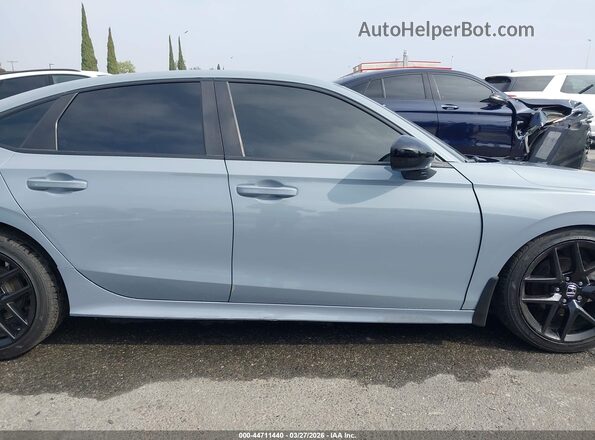 2HGFE2F58NH596120 2022 HONDA CIVIC Blue Սալոնի հետևի տեսք