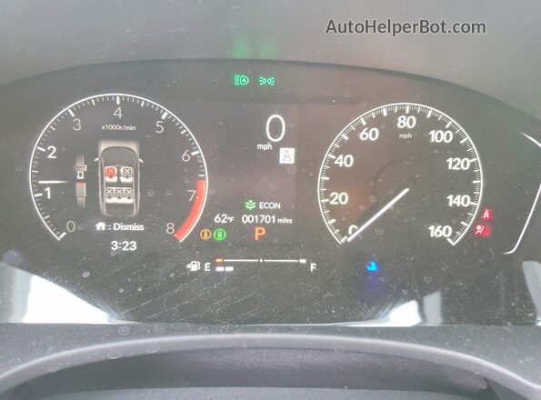 2HGFE2F58TH509782 2026 HONDA CIVIC Угольный Вид щитка приборов