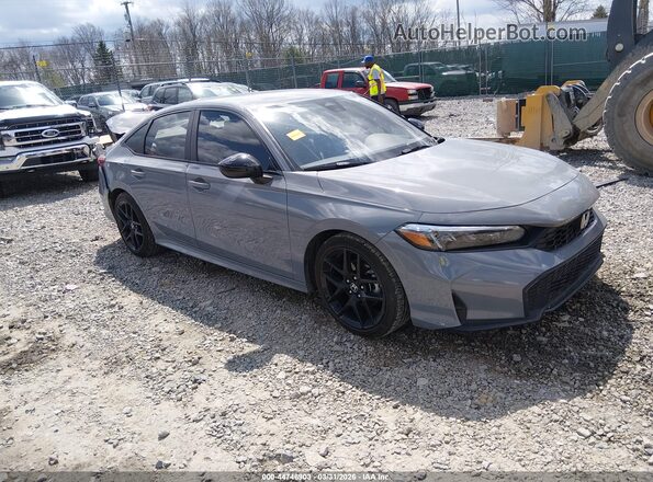 2HGFE2F59SH505545 2025 HONDA CIVIC Gray Przód prawy