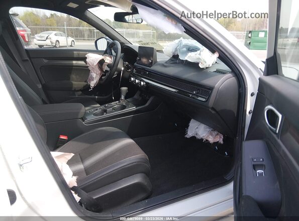 2HGFE2F59SH537833 2025 HONDA CIVIC White Вид салону спереду