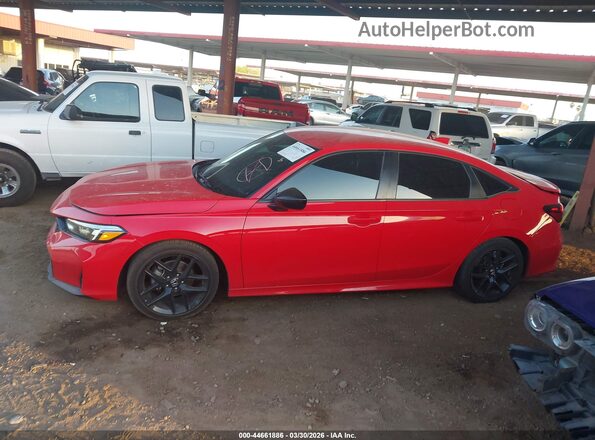 2HGFE2F59SH582142 2025 HONDA CIVIC Красный Панорамный вид салона 360°