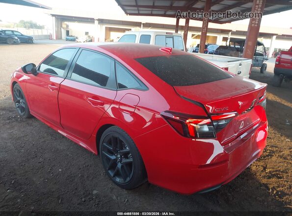 2HGFE2F59SH582142 2025 HONDA CIVIC Красный Задняя левая четверть
