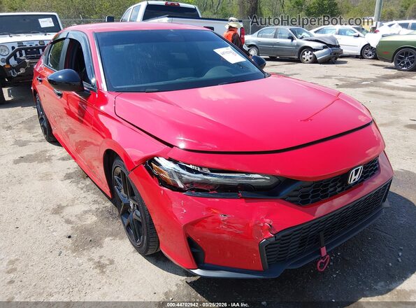 2HGFE2F59TH504395 2026 HONDA CIVIC Красный Передняя правая четверть