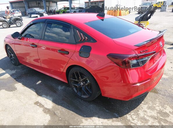 2HGFE2F59TH504395 2026 HONDA CIVIC Красный Задняя левая четверть