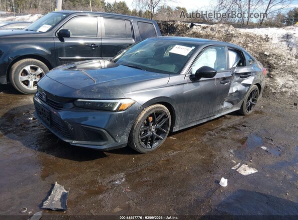 2HGFE2F5XRH533624 2024 HONDA CIVIC Серый Передняя левая четверть