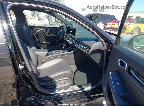 2HGFE4F80SH320905 2025 HONDA CIVIC HYBRID Черный Вид салона спереди