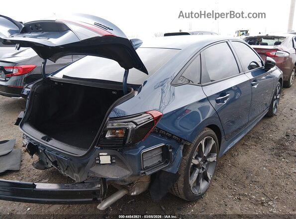 2HGFE4F80TH312711 2026 HONDA CIVIC HYBRID Синий Задняя правая четверть