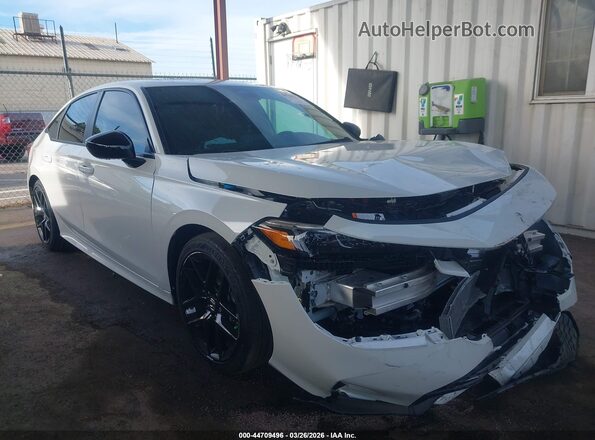 2HGFE4F80TH328651 2026 HONDA CIVIC HYBRID Белый Передняя правая четверть