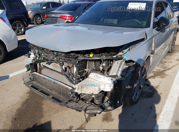 2HGFE4F81SH339303 2025 HONDA CIVIC HYBRID Серый Вид спереди