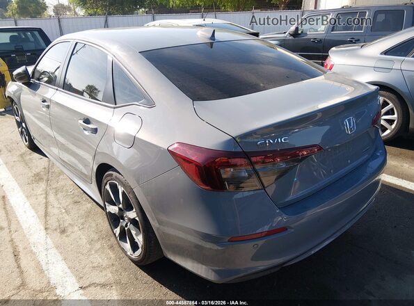 2HGFE4F81SH339303 2025 HONDA CIVIC HYBRID Серый Задняя левая четверть