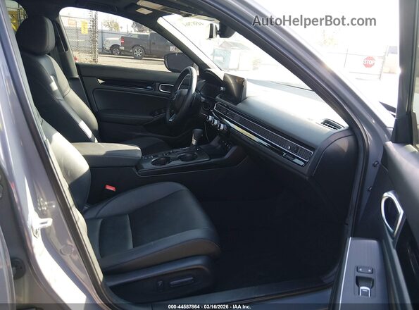 2HGFE4F81SH339303 2025 HONDA CIVIC HYBRID Серый Вид салона спереди