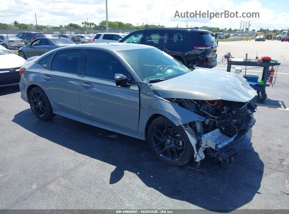 2HGFE4F81TH330490 2026 HONDA CIVIC HYBRID Gray Առջևի աջ