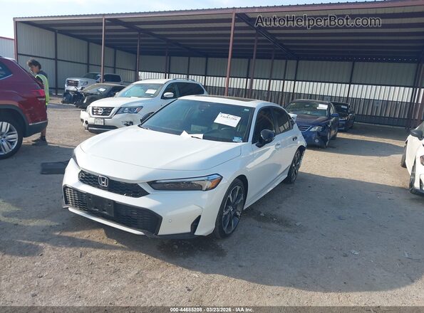 2HGFE4F83SH315195 2025 HONDA CIVIC HYBRID Белый Передняя левая четверть