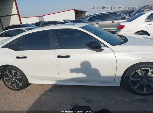 2HGFE4F83SH315195 2025 HONDA CIVIC HYBRID Белый Вид задней части салона