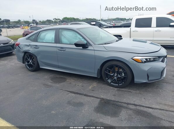 2HGFE4F84TH305261 2026 HONDA CIVIC HYBRID Серый Передняя правая четверть