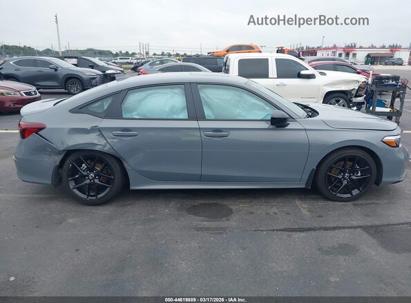 2HGFE4F84TH305261 2026 HONDA CIVIC HYBRID Серый Вид задней части салона