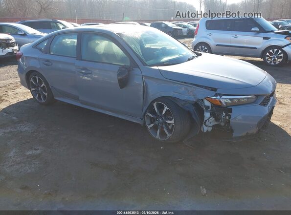 2HGFE4F85TH303860 2026 HONDA CIVIC HYBRID Gray Передня права чверть